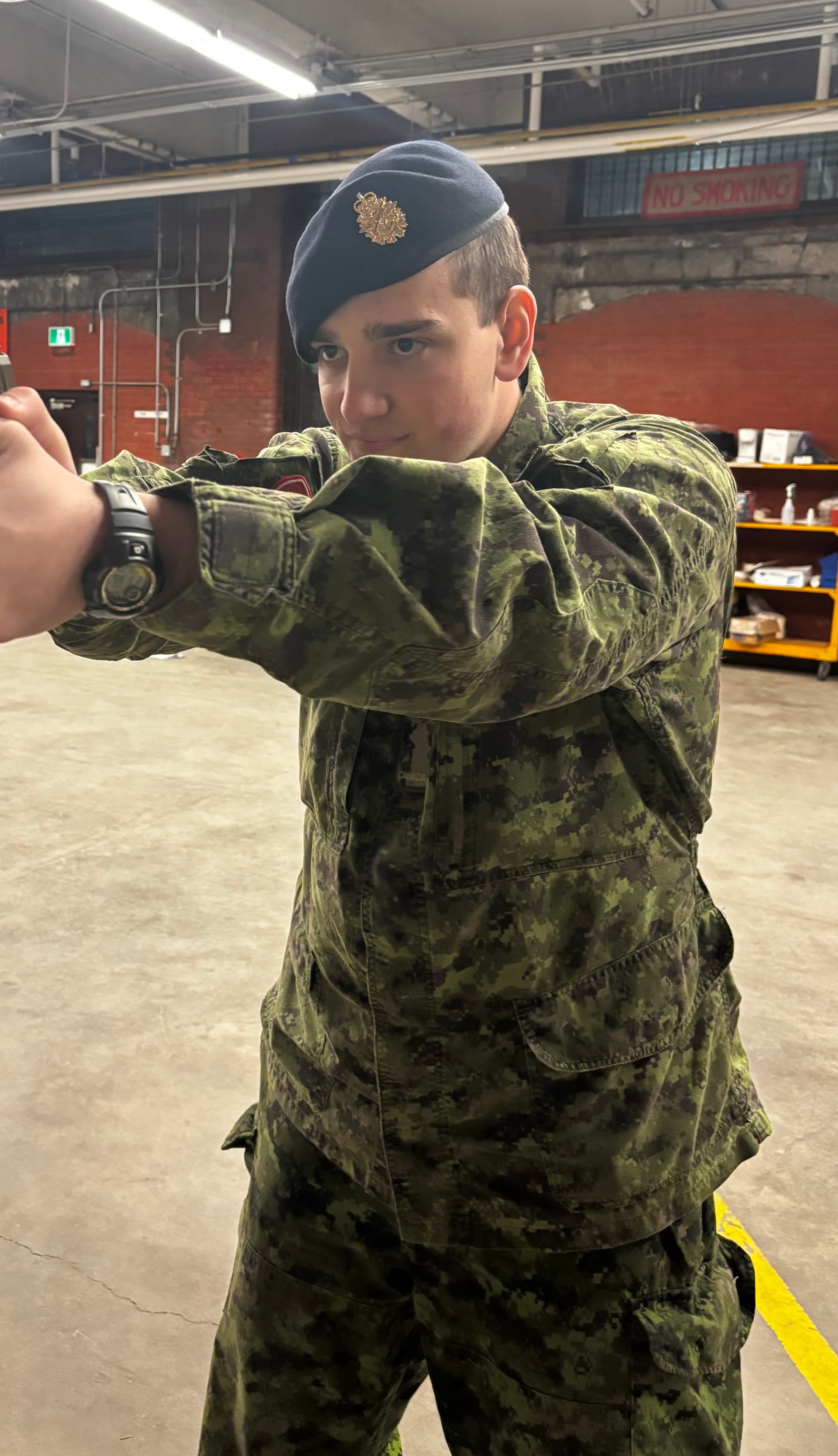 Vincent Nicholas Buzali in military attire
